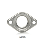 H-Gear stainless steel donut flange 2.5'' (universal) | T-4040004 | A4H-TECH.COM