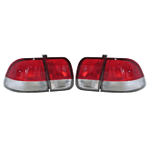 Achterlichten Facelift Rood/Helder Wit (Civic 96-00 4drs) | TL-CV964D-JDM