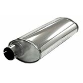 Simons stainless steel muffler Turbo 3'' (universal) | U327600R | A4H-TECH.COM