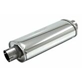 Simons stainless steel muffler Turbolight 3'' (universal) | U337600R | A4H-TECH.COM