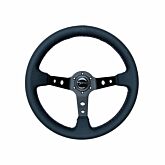Vigor Speedway (350mm) steering wheel perforated leather 90mm deep colourful stitch (universal) | VG-79711 | A4H-TECH / ALL4HONDA.COM

