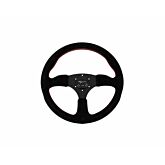 Vigor Spa (350MM) steering wheel suede 50mm deep red stitch (universal) | VG-67137 | A4H-TECH.COM