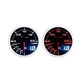 Depo Racing Turbo gauge DUAL series 60mm (universal) | WA6001BLED | A4H-TECH / ALL4HONDA.COM

