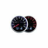 Depo Racing Exhaust temperature & volt / pressure / temperature gauge WA 4in1 series 60mm (universeel) | WA60574BX | A4H-TECH / ALL4HONDA.COM