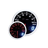 Depo Racing RPM gauge DUAL series 60mm (universal) | WA6093BLED | A4H-TECH / ALL4HONDA.COM