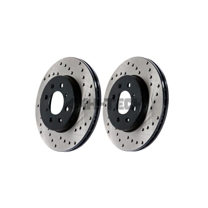 Centric geboorde remschijven voorzijde (Honda Civic 15+ 2.0 Type R Turbo FK2/FK8/FL5) main product photo