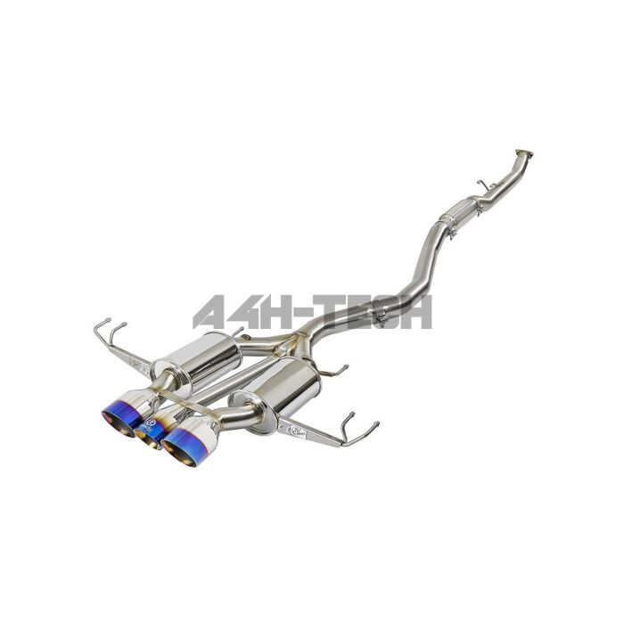 AFE Power / Takeda RVS uitlaatsysteem 3'' blauw tips (Civic 2017+ Type R turbo FK8) main product photo
