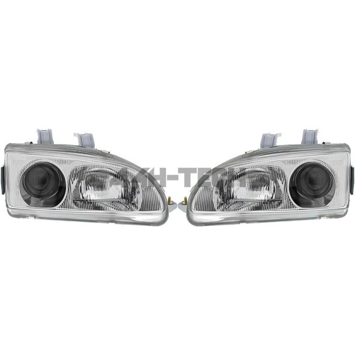 Denji Gen 1 koplampen chrome + heldere lens (Honda Civic 92-95 2/3drs) main product photo