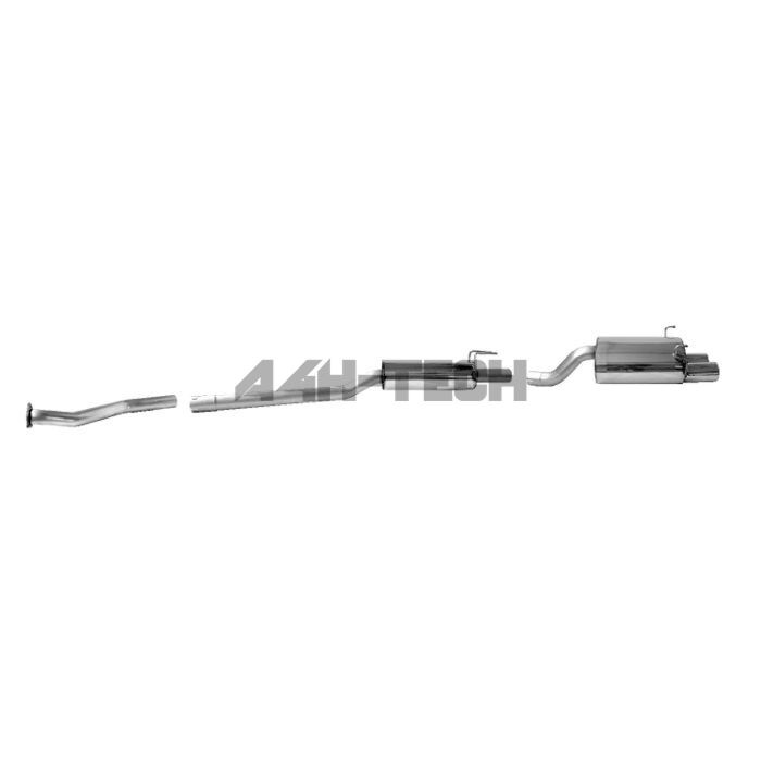 Bastuck RVS 2,5'' / 64mm uitlaatsysteem dubbel tip 76mm incl TUV (Honda Civic 01-06 1.7 CTDI 3drs) | BT-CC-01-06-CTDI | A4H-TECH / ALL4HONDA.COM main product photo
