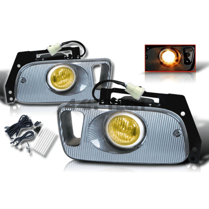 Mistlampen JDM Geel met E-keurmerk (Civic 92-95 2/3drs) | FL-CV9223DJ-Y | A4H-TECH main product photo