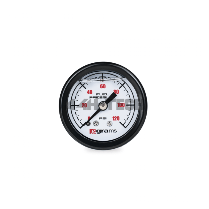 Grams brandstofdruk meter 0-120 PSI (universeel) main product photo