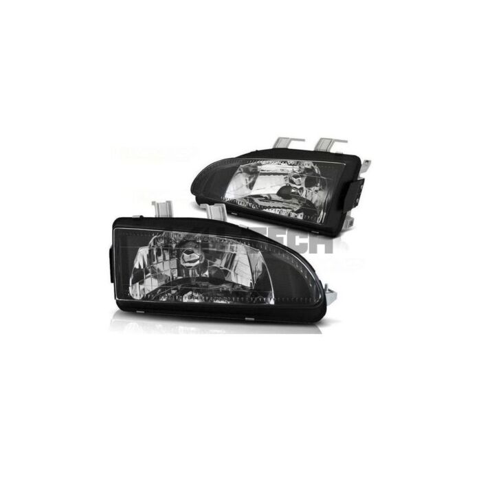 DEPO Clear blackhousing koplampen (Honda Civic 92-95 2/3drs) main product photo