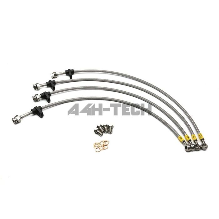 HEL RVS remleidingen set (Civic 2017+ Type R FK8) | HON-4-137 | A4H-TECH main product photo