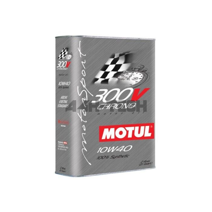 Motul 300V Chrono 10W40 Vol Synthetische race Motorolie 2 liter (universeel) | MO-825921 | A4H-TECH main product photo