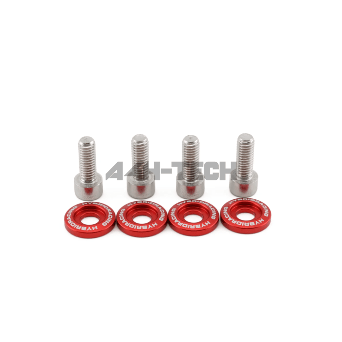 Hybrid Racing Hardware kit rood M6X1.0mm (universeel) | HYB-DWH-00-02 | A4H-TECH / ALL4HONDA.COM main product photo