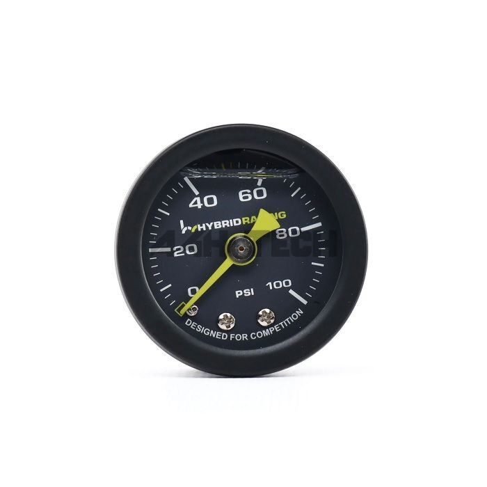 Hybrid Racing Brandstofdruk meter 0-100 PSI (universeel) | HYB-FPG-00-03 | A4H-TECH / ALL4HONDA.COM main product photo