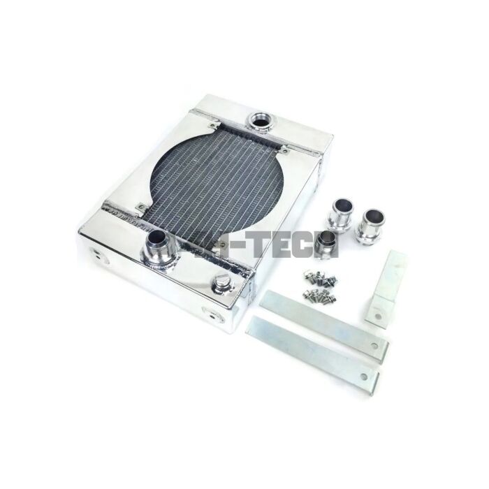 CSF Cooling Tucked Race radiateur 3.5'' gepolijst (universeel) | CSF-7065 | A4H-TECH / ALL4HONDA.COM main product photo
