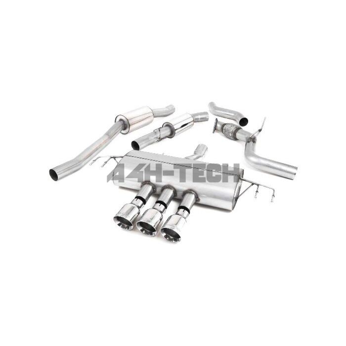 Milltek Uitlaatsysteem RVS EC Gekeurd 76mm (Honda Civic 17-21 2.0 Type R FK8) | MT-SSXHO24X | A4H-TECH / ALL4HONDA.COM main product photo