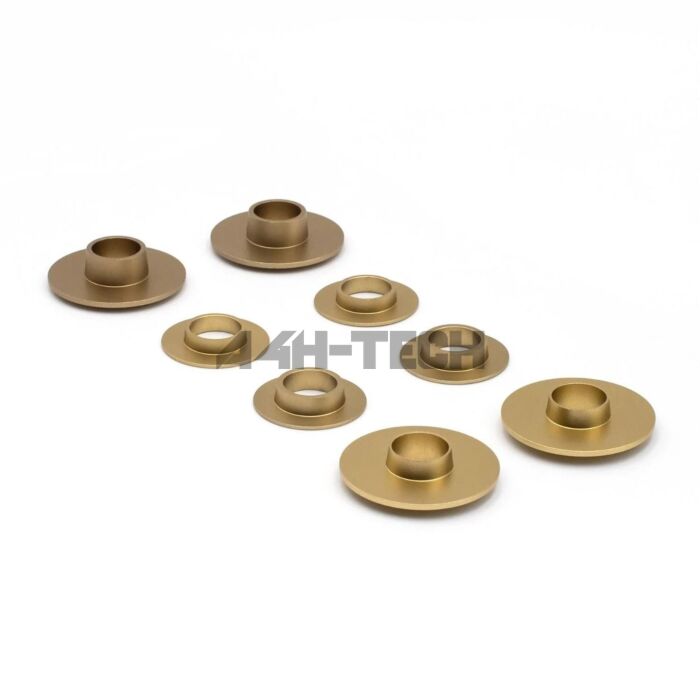 BLOX Racing Aluminium rigid collar kit/Subframe bussen (Honda Civic 01-06 Type R/Civic 07-12/Integra 01-06 Type R) main product photo