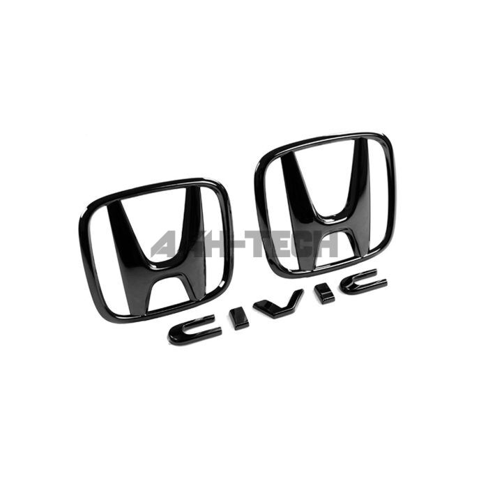 OEM Honda JDM black logo's Civic Sport (honda Civic 17-21 1.5 Turbo FK7) | 08F20-TGG-000 | A4H-TECH / ALL4HONDA.COM main product photo
