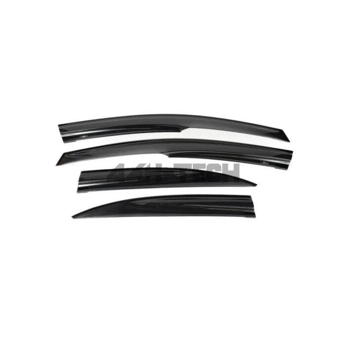 H-Gear Pro-Line door window visors Mugen style 4-piece (Honda Civic 05-12 4drs FD) | HG-WV-MU-SDFD-4DR | A4H-TECH main product photo