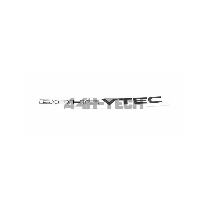 Silver 2x SOHC VTEC sticker decal vinyl Honda D16 Civic JDM restoration kit