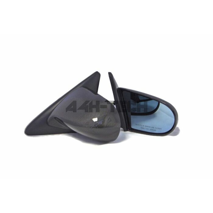 Real Carbon Fiber Spoon Style Manual Adjust Side Mirrors 88-91 HONDA CRX