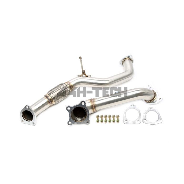 H-Gear Pro-Line Stainless steel down pipe + front pipe (Honda Civic 17-21 2.0 Type R FK8) | HG-06HO002 | A4H-TECH / ALL4HONDA.COM main product photo