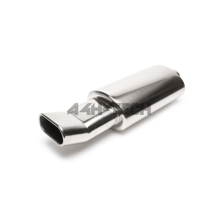 H-Gear Pro-Line Stainless steel sport rear muffler oval T-3 70x140mm (universal) | HG-96UNI1 | A4H-TECH / ALL4HONDA.COM main product photo