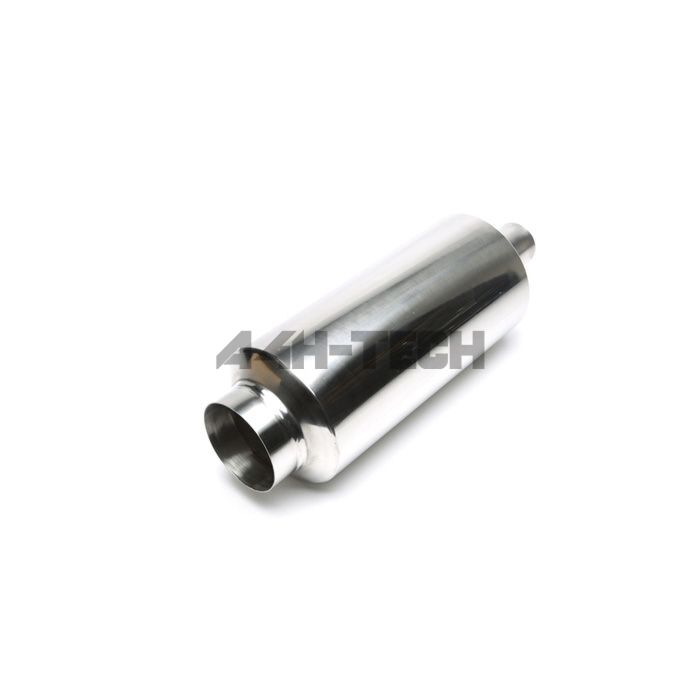H-Gear Pro-Line Stainless steel sport rear muffler round T-1 115/65mm (universal) | HG-96UNI13 | A4H-TECH / ALL4HONDA.COM main product photo