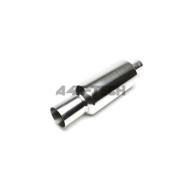 H-Gear Pro-Line Stainless steel sport rear muffler round T-1 100mm (universal) | HG-96UNI14 | A4H-TECH / ALL4HONDA.COM main product photo