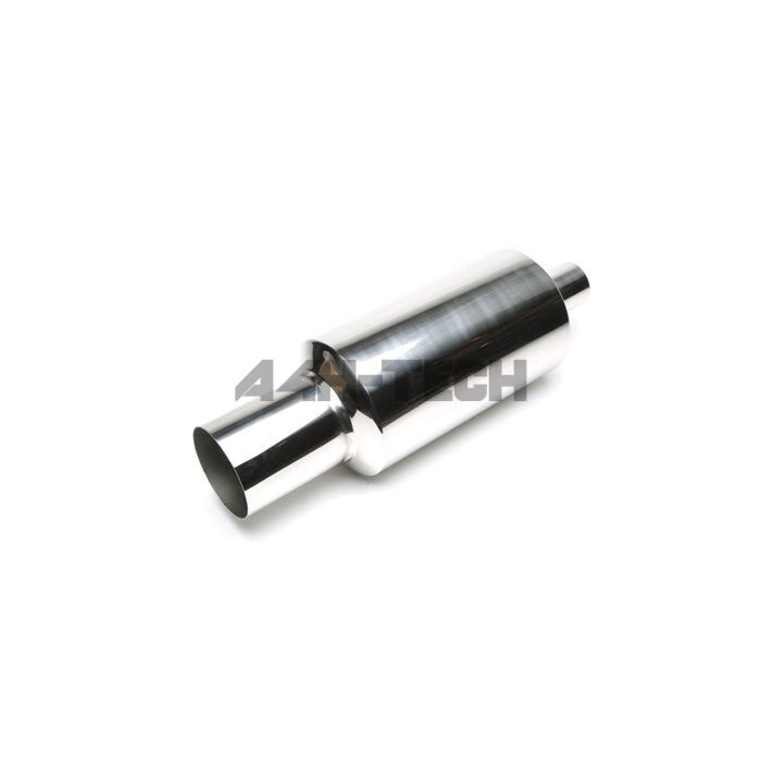 H-Gear Pro-Line Stainless steel sport rear muffler round T-1 115/65mm (universal) | HG-96UNI15 | A4H-TECH / ALL4HONDA.COM main product photo