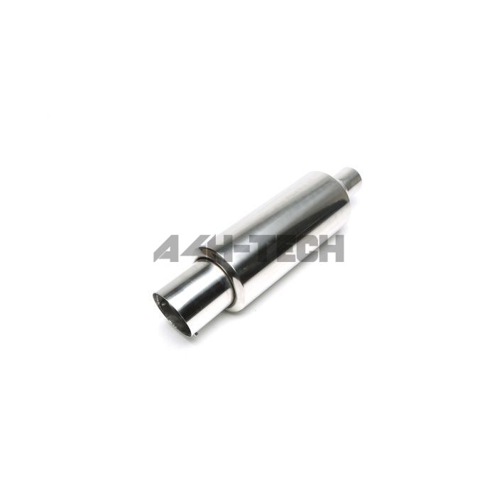 H-Gear Pro-Line Stainless steel sport rear muffler round T-5 100/45mm (universal) | HG-96UNI16 | A4H-TECH / ALL4HONDA.COM main product photo