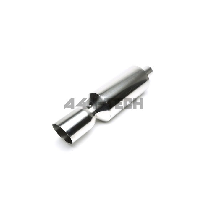 H-Gear Pro-Line Stainless steel sport rear muffler round T-5 115/65mm (universal) | HG-96UNI17 | A4H-TECH / ALL4HONDA.COM main product photo