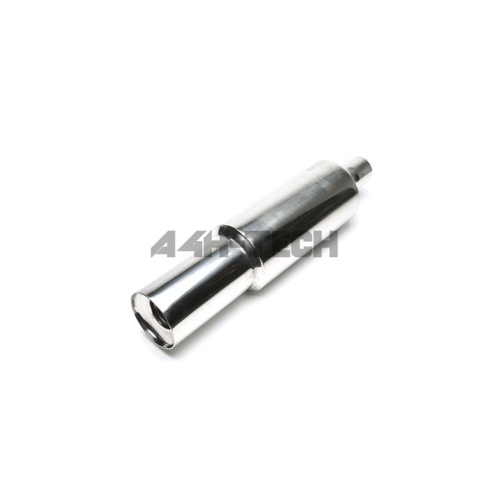 H-Gear Pro-Line Stainless steel sport rear muffler round 112/60mm (universal) | HG-96UNI20 | A4H-TECH / ALL4HONDA.COM main product photo