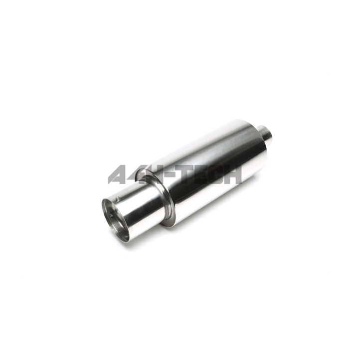 H-Gear Pro-Line Stainless steel sport rear muffler round T-1 110/40mm (universal) | HG-96UNI27 | A4H-TECH / ALL4HONDA.COM main product photo