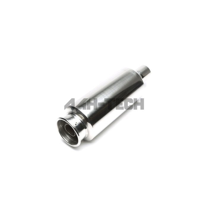 H-Gear Pro-Line Stainless steel sport rear muffler round T-3 115/45mm (universal) | HG-96UNI35 | A4H-TECH / ALL4HONDA.COM main product photo