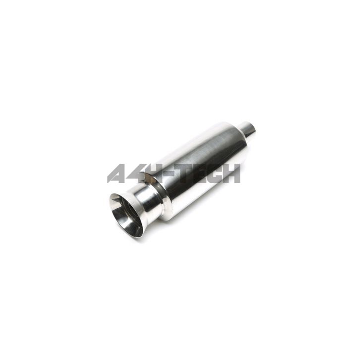 H-Gear Pro-Line Stainless steel sport rear muffler round T-4 125/100/45mm (universal) | HG-96UNI36 | A4H-TECH / ALL4HONDA.COM main product photo
