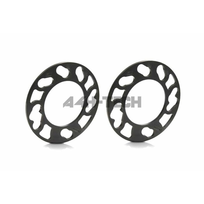 6mm/axle Black TPI Universal wheel spacer set 3mm 4/5-holes PCD 98-114,3mm 