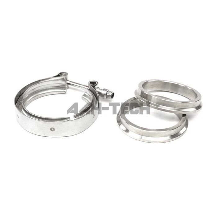 H-Gear RVS V-band flens kit 2.5''/3'' (universeel) | HG-VBND-2/3 | VB-1492 | A4H-TECH main product photo