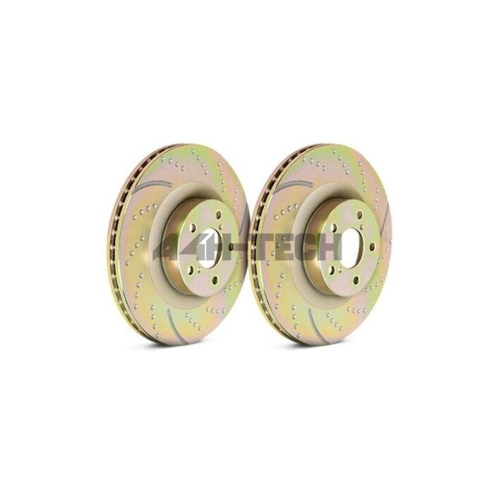 EBC turbo grooved brake discs rear (Honda Civic 95-01 VTI) main product photo