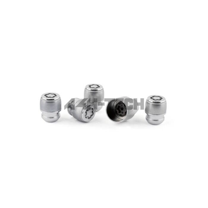 OEM Honda Locking nuts chrome M14x1.5mm round conical (Honda Civic 2015+ Type R Turbo FK2/FK8) | 08W42-SJA-600B | A4H-TECH / ALL4HONDA.COM main product photo