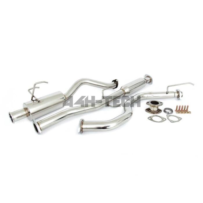 H-Gear Spoon N1 style Edelstahl auspuffanlage (Honda Civic 92-95 3drs) main product photo