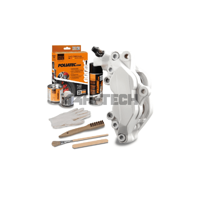 Foliatec Remklauw verf set pure wit (universeel) | FT-2168 | A4H-TECH / ALL4HONDA.COM main product photo