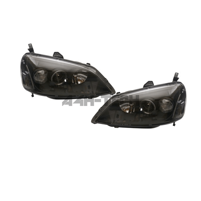 Angel Eyes Koplampen Zwart (Civic 01-03 2drs) | HL-CV0124D-JM | A4H-TECH main product photo