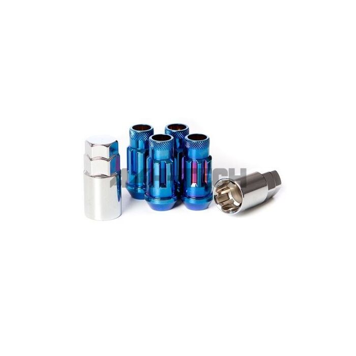 Muteki SR 48 Burned Blue slotmoeren (open end) M12x1.5 (conisch) | MU-32902UN | A4H-TECH main product photo