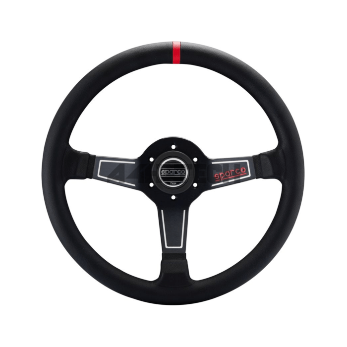 Sparco L575 Nero (350mm) stuur leer zwart (Universeel) | SP-15L750PL | | A4H-TECH main product photo