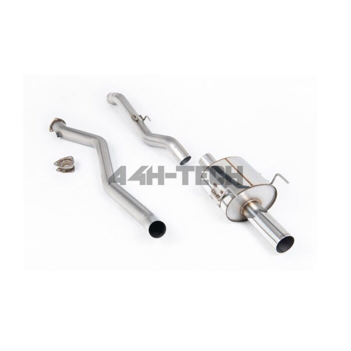 Milltek edelstahl 3'' / 76mm auspuffanlage einwandig tip SS ohne Dämpfer (Honda Integra 01-06 Type R DC5/RSX) | SSXHO274 | A4H-TECH main product photo