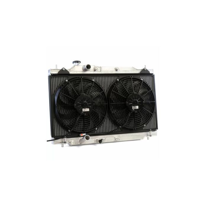 T7Design 2442CFM dual slim fan shroud satz (Honda Civic 07-12 Type R FN2) | T7D-338-ED3-AFE | A4H-TECH / ALL4HONDA.COM main product photo