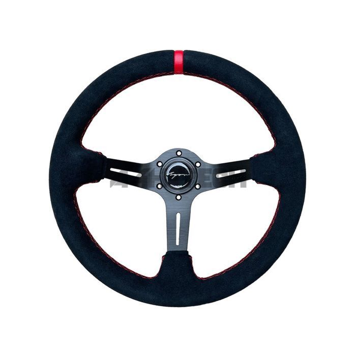 Vigor Daytona (350mm) lenkrad suède 70mm tief rot stitch (universal) | VG-79706 | A4H-TECH / ALL4HONDA.COM
main product photo